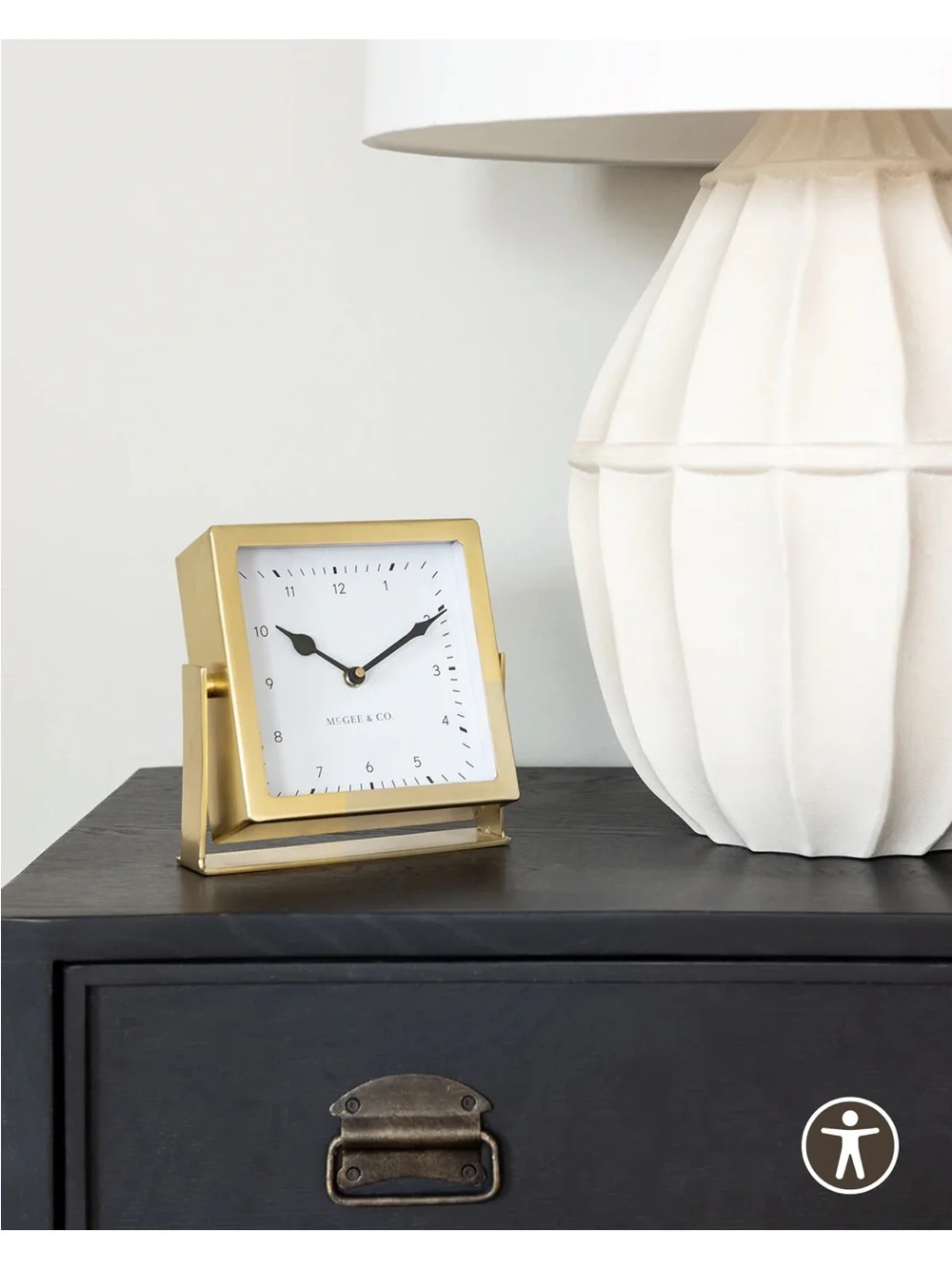 McGee & Co. Posey Table Clock